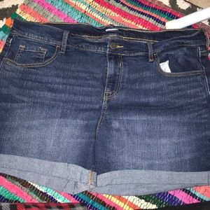 OLD NAVY dark blue jean shorts